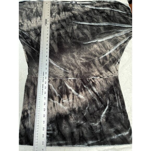 Petit Pois by Viviana G Velour Dolman Sleeve Tunic Dress Gray Stretch Casual - Picture 3 of 9